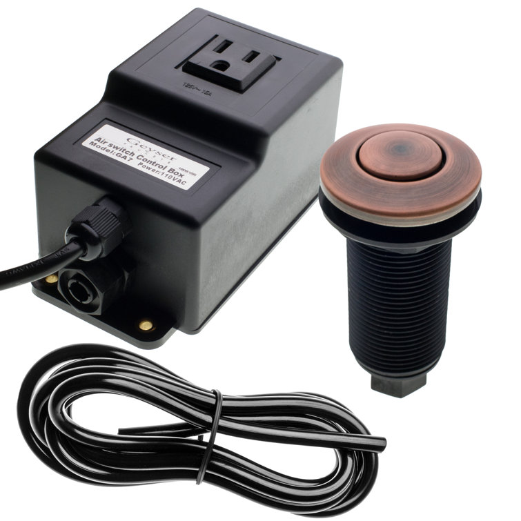 Geyser Single Outlet Sink Garbage Disposal Air Activated Switch